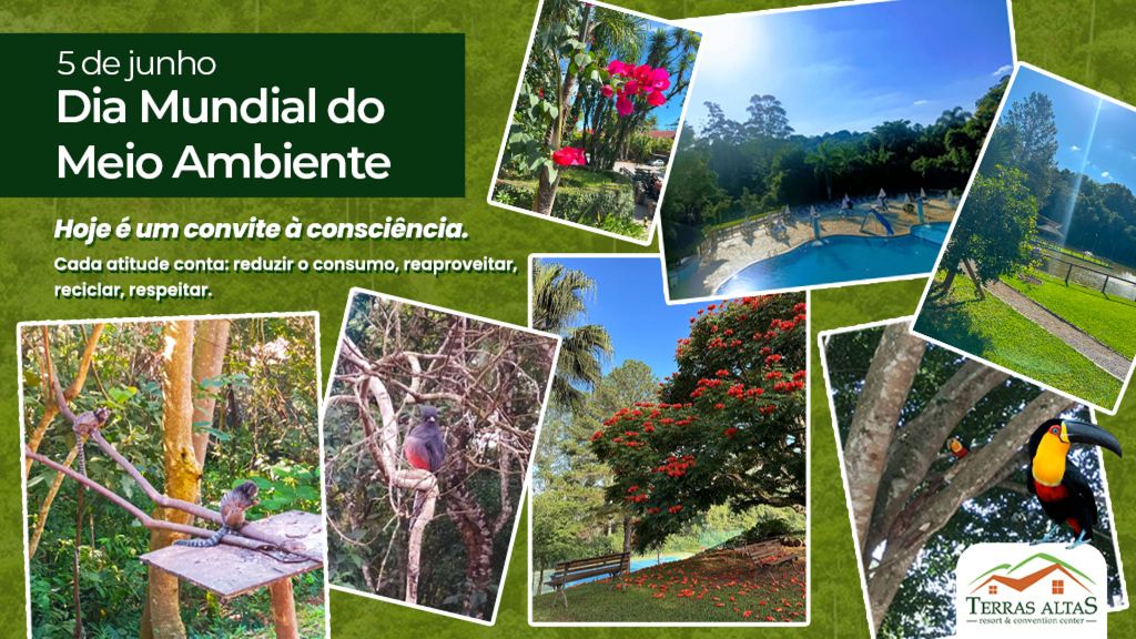 HOTEL TERRAS ALTAS COMEMORA DIA MUNDIAL DO MEIO AMBIENTE